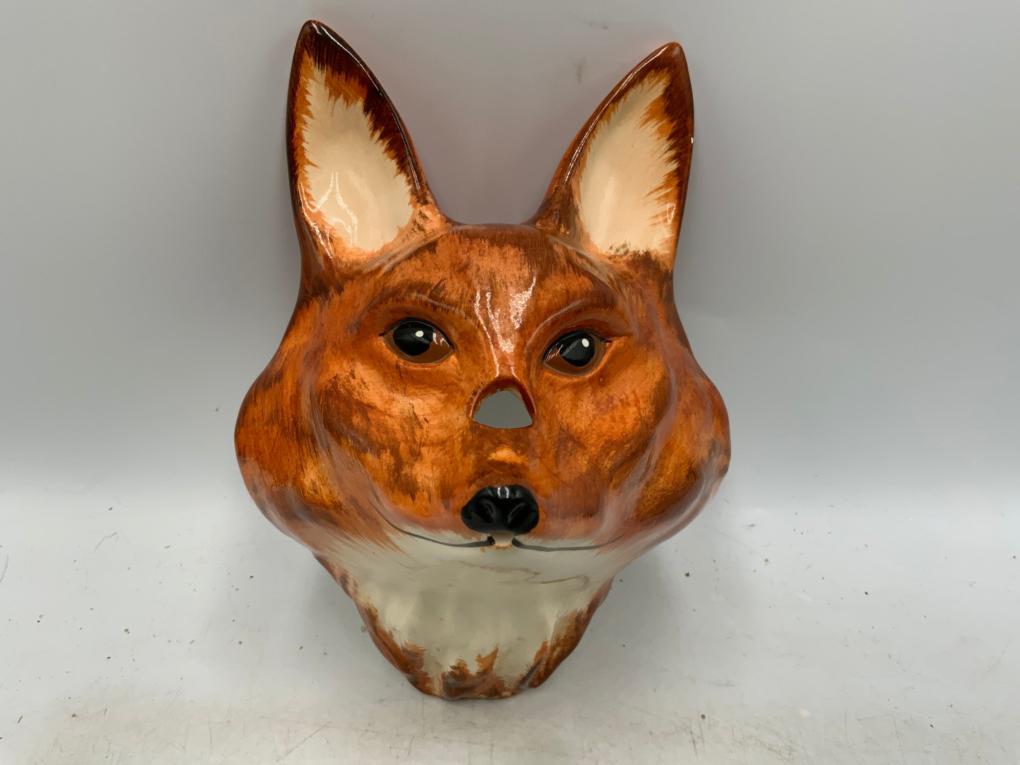 Vtg Babbacombe Fox Head String / Scissor Holder